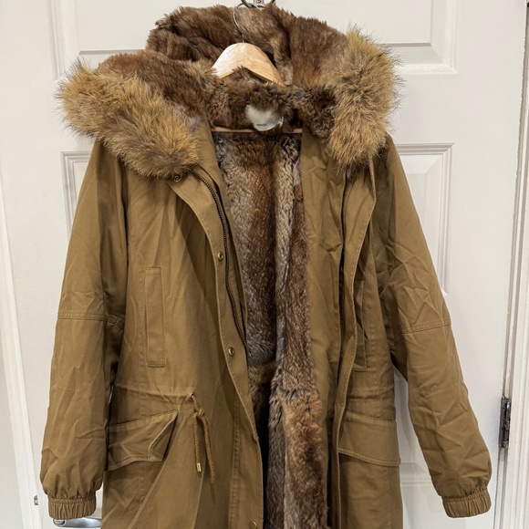 Vince Jackets & Blazers - VINCE FUR TRENCH COAT